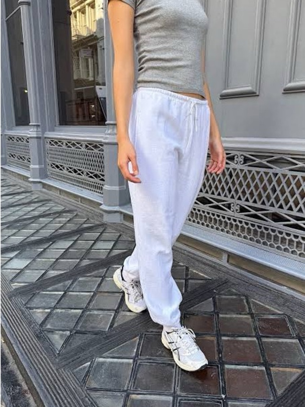 Brandy Melville USA Flag Rosa Sweatpants